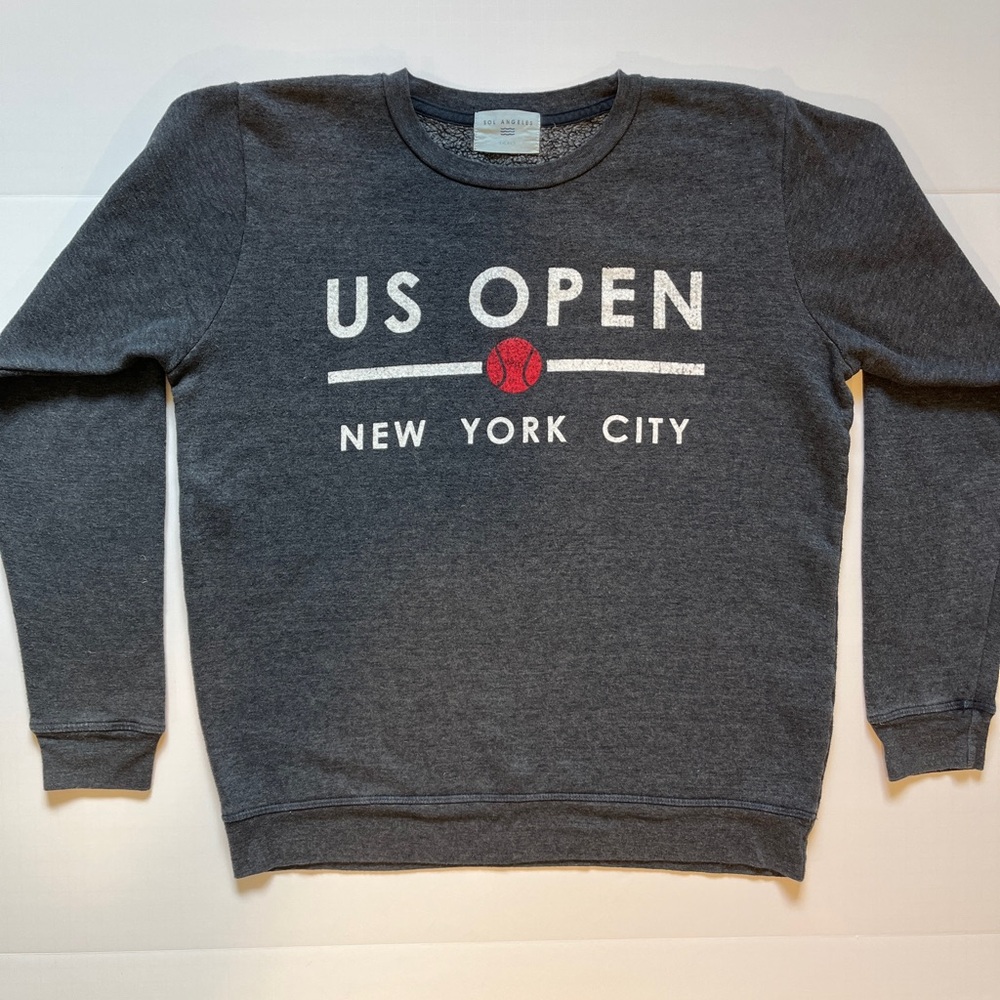 Sol Angeles Women's Gray US Open Tennis Sweatshirt